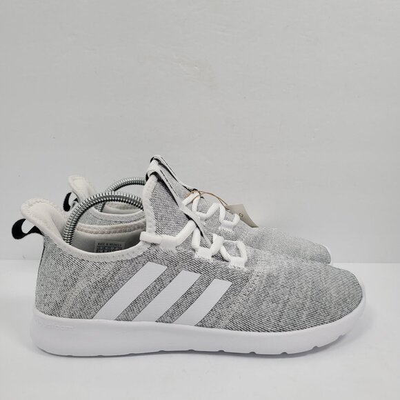 Adidas Cloudfoam Women's Pure Gray Running Shoes H04756 US Size 9.5 NWT - Picture 1 of 8